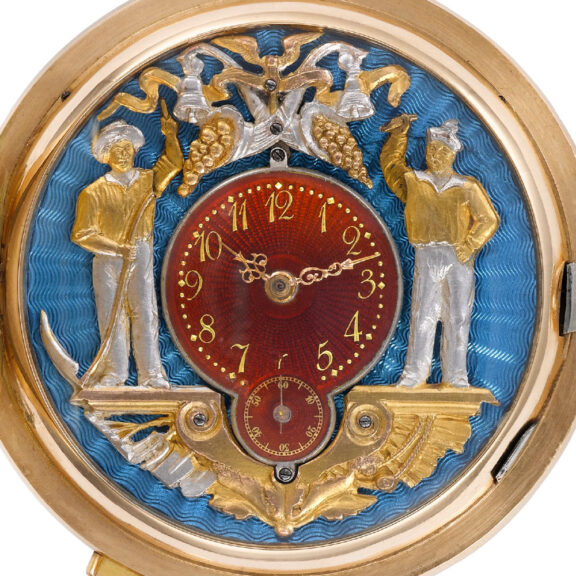 Swiss 14k gold repeater made for the Russian market Circa 1890 Swiss 14k gold repeater made for the Russian market Circa 1890