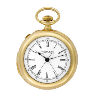Swiss gold five-minute repeating pocket watch Circa 1887