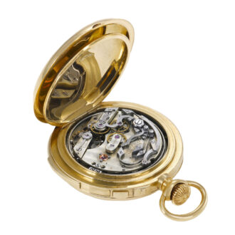 Swiss gold five-minute repeating pocket watch Circa 1887