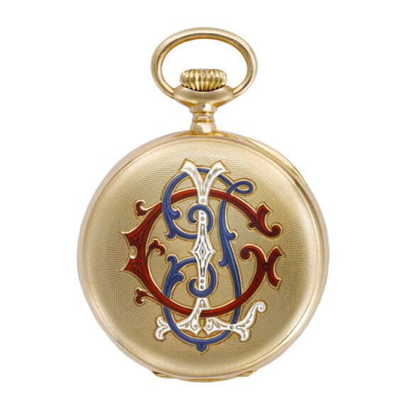 Swiss gold Chronometro Gondolo pocket watch Circa 1912