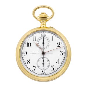 French 18k yellow gold antimagnetic pocket watch Circa 1910