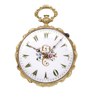 French gold and enamel watch made for the Turkish market Circa 1850