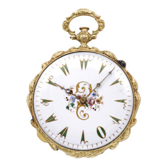 French gold and enamel watch made for the Turkish market Circa 1850