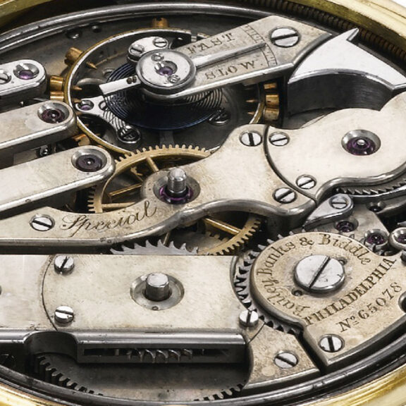 Swiss gold five-minute repeating pocket watch Circa 1881 Swiss gold five-minute repeating pocket watch Circa 1881