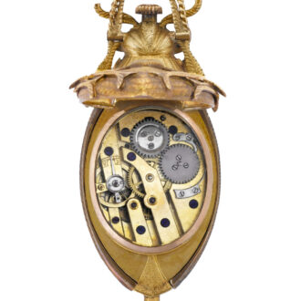 Swiss gold and enamel diamond-set beetle-form watch Circa 1870