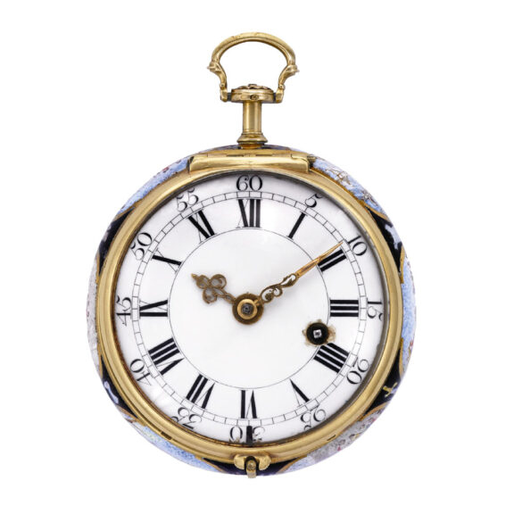English 22K gold verge in the 17th-century style Circa 1870 English 22K gold verge in the 17th-century style Circa 1870