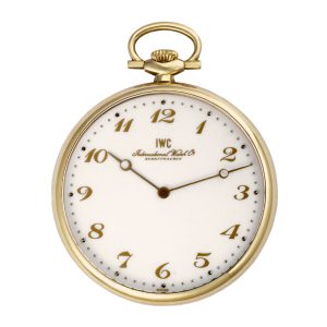 Very thin Swiss 18K yellow gold pocket watch Circa 1980