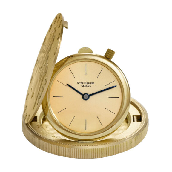 Swiss gold watch set in US 20 Dollar gold coin dated 1900 Circa 1965 Swiss gold watch set in US 20 Dollar gold coin dated 1900 Circa 1965