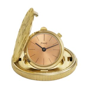 Swiss gold watch set in US 10 Dollar gold coin dated 1882 Circa 1970