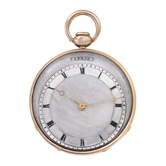 French rose gold quarter repeating pocket watch Circa 1875