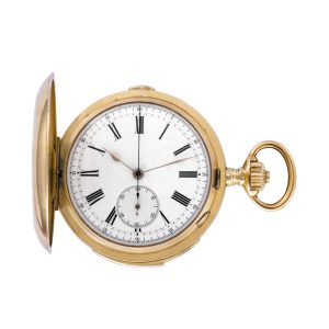 Swiss 18 Carat gold minute repeating pocket watch Circa 1900