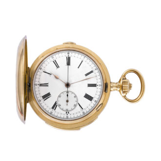 Swiss 18 Carat gold minute repeating pocket watch Circa 1900