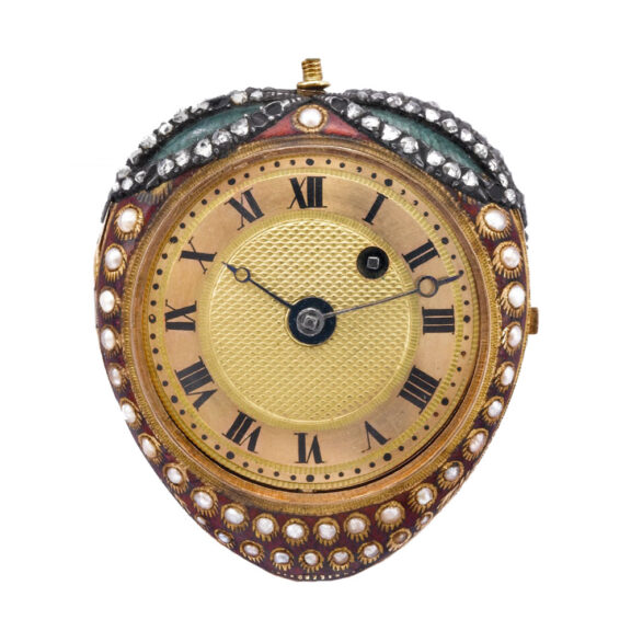 Swiss gold strawberry form verge pendant watch Circa 1810 Swiss gold strawberry form verge pendant watch Circa 1810