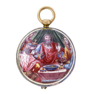 Important German gold and enamel verge pendant watch Circa 1670