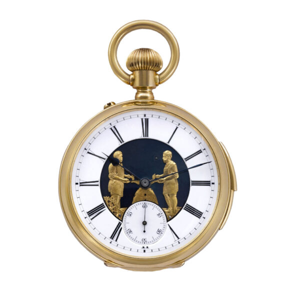 Swiss gold repeater made for the Indian market Circa 1900 Swiss gold repeater made for the Indian market Circa 1900