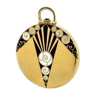 Swiss 18K yellow gold Art Deco lever dress watch Circa 1930