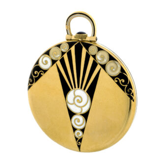 Swiss 18K yellow gold Art Deco lever dress watch Circa 1930 Swiss 18K yellow gold Art Deco lever dress watch Circa 1930