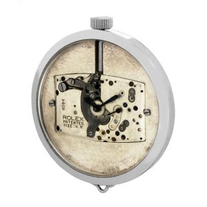 Swiss stainless steel tonneau shaped Rolex watch Circa 1930