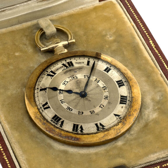 Elegant French 18-carat yellow gold pocket watch Circa 1930 Elegant French 18-carat yellow gold pocket watch Circa 1930