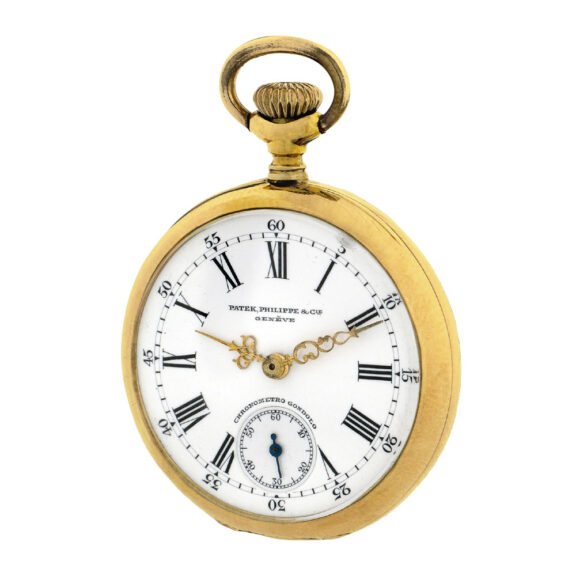 Swiss gold Chronometro Gondolo pendant watch Circa 1915