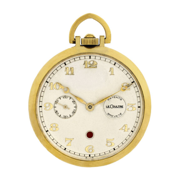 Swiss gold pocket watch with 8-day power reserve Circa 1940