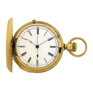 Swiss gold repeater with independent seconds Circa 1890