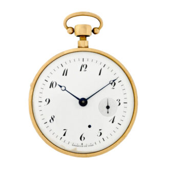 Fine Swiss gold quarter repeating cylinder pocket watch Circa 1820