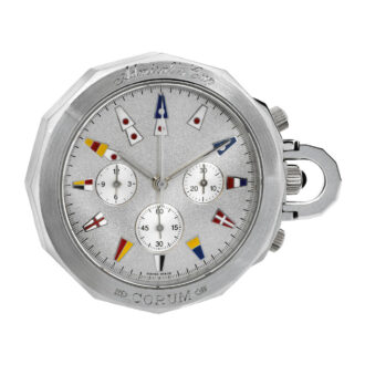 Rare Swiss platinum dodecagonal shaped chronograph Circa 2005