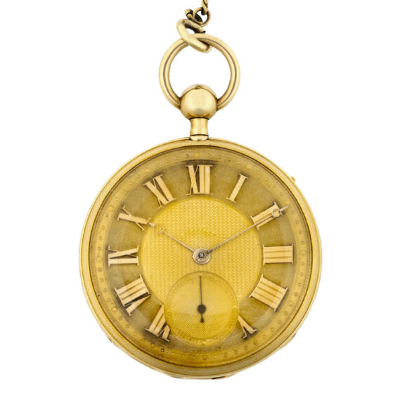 Swiss 18k gold quarter repeating pocket watch Circa 1880 Swiss 18k gold quarter repeating pocket watch Circa 1880