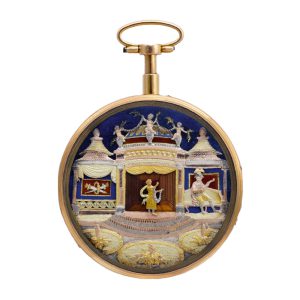 Highly important and exeptional Swiss gold automaton Circa 1815