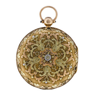 French gold verge made for the South American market Circa 1730