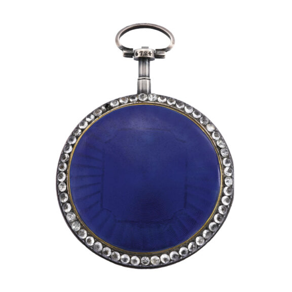 French 18k gold open faced verge pocket watch Circa 1780