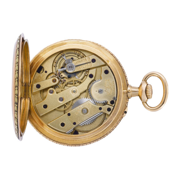 Swiss two tone gold keyless pocket watch Circa 1918 Swiss two tone gold keyless pocket watch Circa 1918