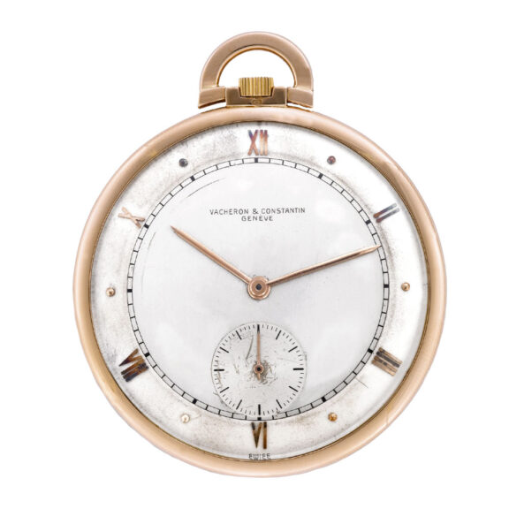 Elegant Swiss 18 carat pink gold dress watch Circa 1940