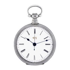 Swiss silver watch made for the Chinese market Circa 1875