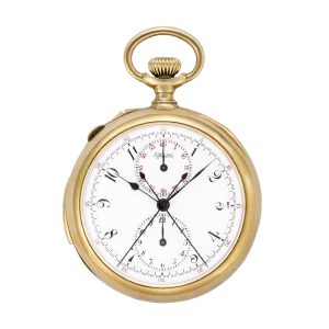 Swiss gold five-minute repeating pocket watch Circa 1887