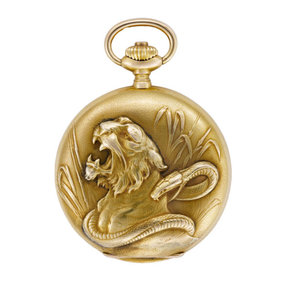 Swiss gold hunter made for the South American market Circa 1910