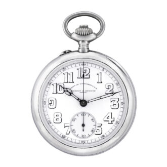 Interesting Swiss silver military watch with chronograph Circa 1918
