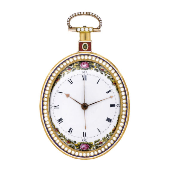 Magnificent English oval watch for the Oriental market Circa 1800 Magnificent English oval watch for the Oriental market Circa 1800