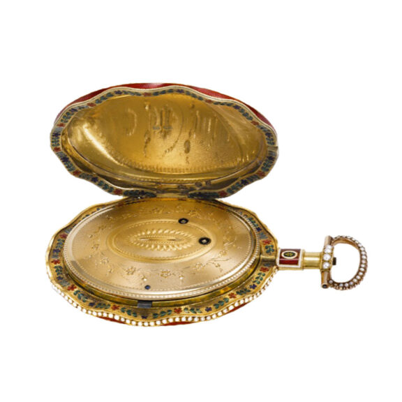 Magnificent English oval watch for the Oriental market Circa 1800 Magnificent English oval watch for the Oriental market Circa 1800