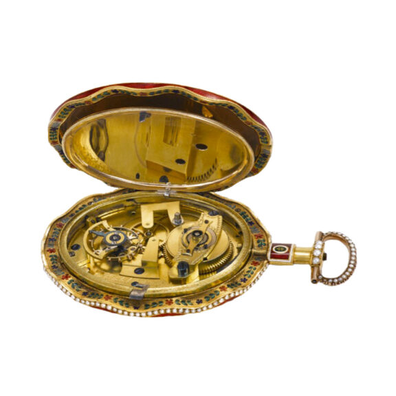 Magnificent English oval watch for the Oriental market Circa 1800 Magnificent English oval watch for the Oriental market Circa 1800