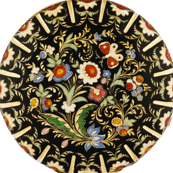 French 18K gold and champlevé enamel pocket watch Circa 1830 French 18K gold and champlevé enamel pocket watch Circa 1830