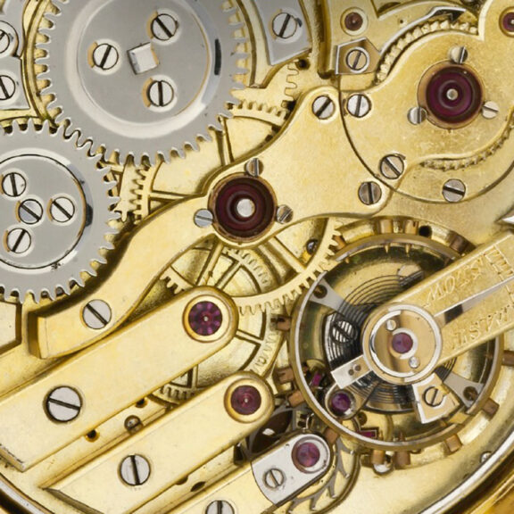 Fine Swiss 18k gold lever with five-minute repeater Circa 1880 Fine Swiss 18k gold lever with five-minute repeater Circa 1880