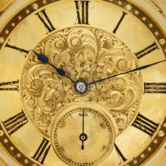 Fine Swiss 18k gold lever with five-minute repeater Circa 1880