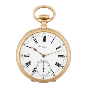 Swiss 18k pink gold Chronometro Gondolo watch Circa 1910