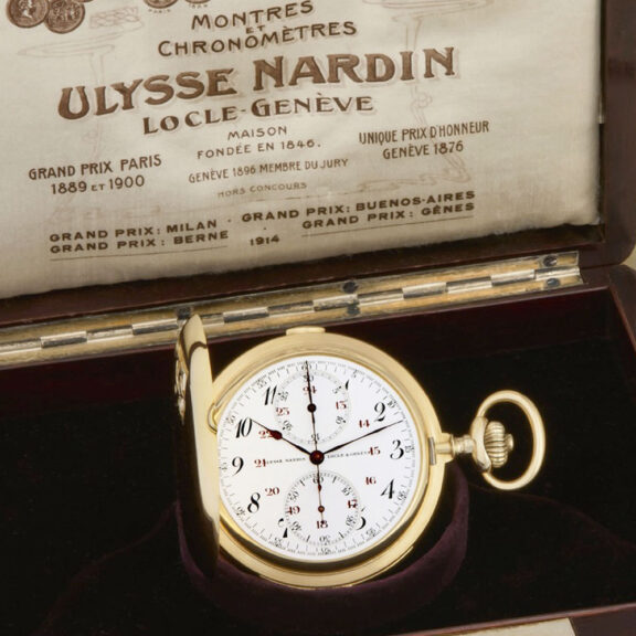 Very high quality Swiss gold repeater with chronograph Circa 1917