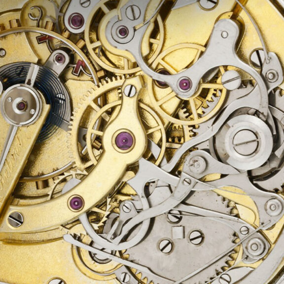 Swiss silver watch with chronograph and register Circa 1900 Swiss silver watch with chronograph and register Circa 1900