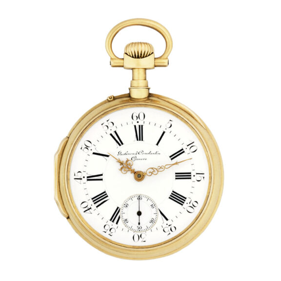 Swiss 18k gold lever chronometer pocket watch Circa 1900