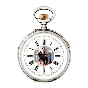 Swiss musical watch made for the Eastern market Circa 1880