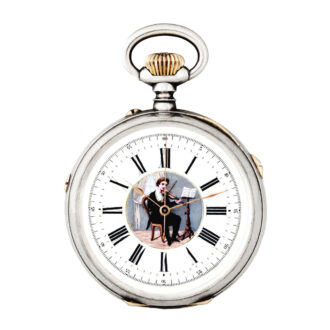 Swiss musical watch made for the Eastern market Circa 1880